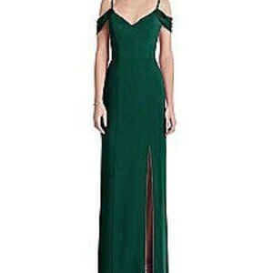 After Six Hunter Green Bridesmaid Dress